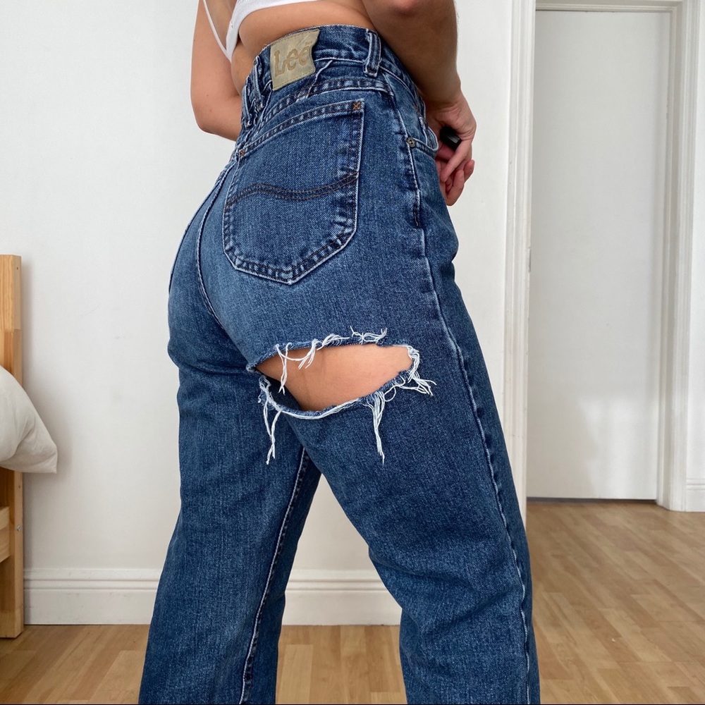 Vintage Highwaist reworked Lee Denim